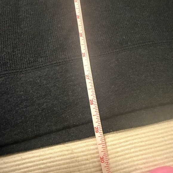 Banana Republic Men’s XL Waffle Quarter Zip Pullover – Charcoal Gray - Picture 2 of 9